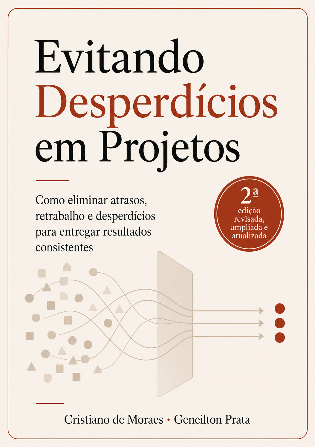 Capa do livro Evitando Desperdícios em Projetos, de Cristiano de Moraes e Geneilton Prata