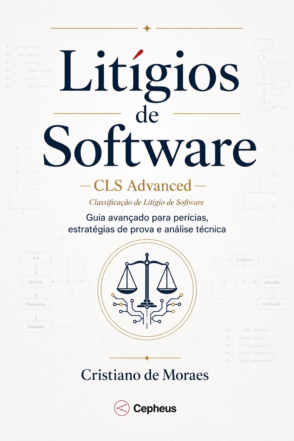 Capa do livro Litígios de Software — CLS Advanced